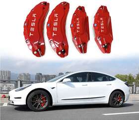 Originalparts-oem 3 18 19 Caliper Covers For Tesla Model 2017-2023 18/19 Inch Car Calliper Accessories