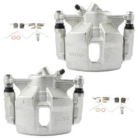 Pa846ss978o1h Parthigh 2x Front Brake Calipers With Bracket For 1993-97 Toyota Corolla L4 1.6l 1.8l