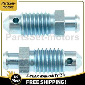 Carszfz20251024-971 Partsset-motors Front Brake Bleeder Screw For Chevrolet Silverado 1500 Hd 6.0l 2001-02 2005 2006
