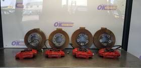 536-59098l Porsche 02 Boxster S 986 3.2l Brake Caliper Set With Rotors Front And Rear Red