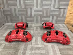 536-61576-ic Porsche 2017-2018 Macan Front And Rear Brake Caliper Set Red Oem