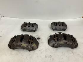 536-61624 Porsche 2017-2018 Cayenne Front And Rear Caliper Set Base Black Painted Oem