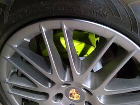 536-61626l Porsche Complete Set Of 4 Calipers Front Rear S E-hybrid Fits 15-18 Cayenne