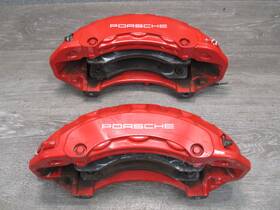 7pp615123c Porsche 2011-2018 Cayenne 958 4.8l Turbo Brembo Front Brake Caliper Set