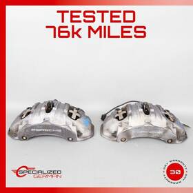 7pp615149-24471 Porsche 2011-2016 Panamera 3.0 3.6 Front Brake Caliper Set Brembo Oem Used