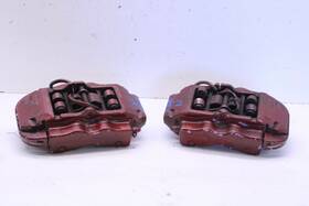 95535242142-21349 Porsche 2004-2010 Cayenne Rear Brake Caliper Set Brembo Silver