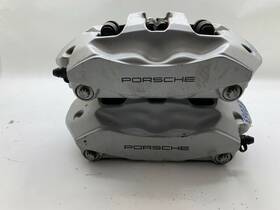 95835242320-22063 Porsche 2011-2018 Cayenne 4.8 Rear Brake Caliper Set Brembo Silver