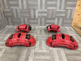 95b615406j Porsche 2017-2018 Macan Front And Rear Brake Caliper Set Red Oem