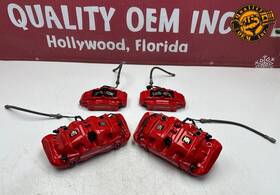 982615106d Porsche 2017-2024 Boxster Cayman S Gts Brake Calipers Brembo Red Set Of 4 15kmi
