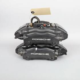 99635142501-25026 Porsche 1999-2012 911 996 Front Brake Calipers Brembo Set Pair Black