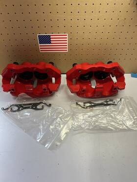 S5296 Power Stop 889906070139 Red Powdercoated Brake Calipers Fits 2011-17 Dodge Durango