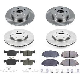 Power Stop Koe8066 For 18-19 Honda Accord Front And Rear Autospecialty Brake Kit