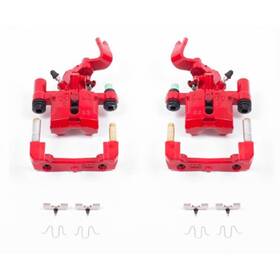 S1377 Power Stop Powerstop Rear Red Calipers With Brackets - Pair For 90-93 Mazda Miata