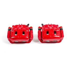 S1948 Power Stop Powerstop Brakes Red Powder Coated Calipers