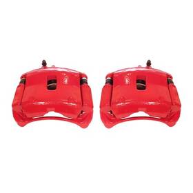 S2644 Power Stop Powerstop Brakes Red Powder Coated Calipers