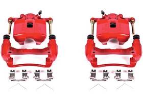 S2796 Power Stop Powerstop For 02-06 Acura Rsx Front Red Calipers With Brackets - Pair