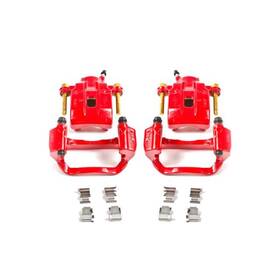 S3276 Power Stop Powerstop Rear Red Calipers With Brackets - Fits Toyota Sequoia &