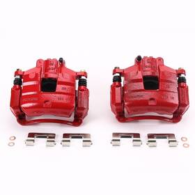 S5546 Power Stop Powerstop Brakes Red Powder Coated Calipers