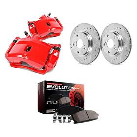 Bndl-900434 Powerstop For Honda Accord 2011-2012 3-pc Performance Disc Brake Caliper Kit