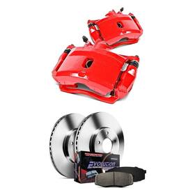 Bndl-912499 Powerstop For Nissan Frontier 1998-2004 2-pc Performance Disc Brake Caliper Kit
