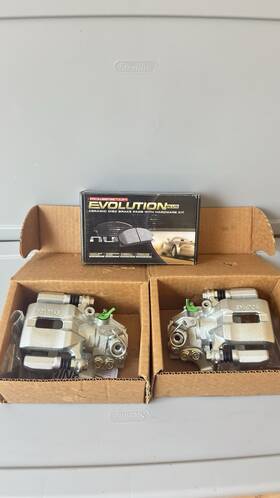 Psbs1460-cl360a75 Powerstop 1997-2001 Honda Prelude Rear Brake Calipers And Pads New