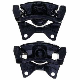 S5046blk Powerstop Disc Brake Caliper Set - Black Powder Coated Calipers