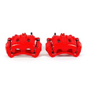 S5056 Powerstop Red Powder Coated Calipers