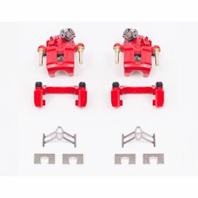 Tlx-psbs1612-cl360a70 Powerstop Power Stop Brake Calipers For Honda Prelude 1992-2001 Rear Red With Brackets - Pair