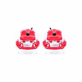 Tlx-psbs1618-cl360a78 Powerstop Power Stop Brake Calipers For Bmw 323ci 2000 Front Red With Brackets - Pair