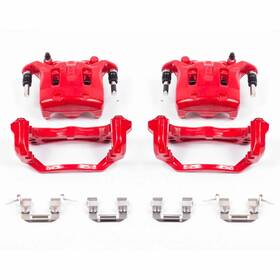 Tlx-psbs2870b-cl360a78 Powerstop Power Stop Brake Calipers For Infiniti Q40 2015 Front Red - Pair