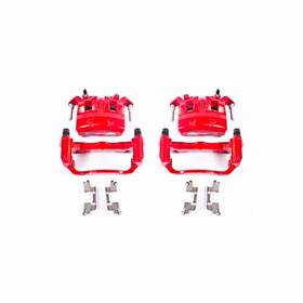 Tlx-psbs2994-cl360a72 Powerstop Power Stop Brake Calipers For Suzuki Equator 2009 10 11 2012 Rear Red - Pair