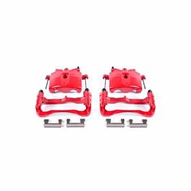 Tlx-psbs4730-cl360a91 Powerstop Power Stop Brake Caliper For Chevy Avalanche 2500 2002-2006 Front Red Pair