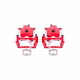 Tlx-psbs4804-cl360a75 Powerstop Power Stop Brake Calipers For Oldsmobile Bravada 2002-2004 Rear Red With Brackets