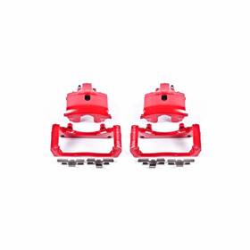 Tlx-psbs4836-cl360a72 Powerstop Power Stop Brake Calipers For Dodge Ram 1500 Van 2002 2003 Rear Red - Pair