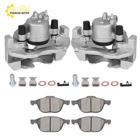 Pr839274e01 Premium Motoring Front Brake Calipers And Ceramic Pads For 2004 2005 2006 2007 Ford Focus