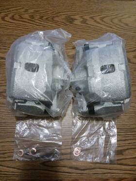 Bc29728 Prime Choice Front Brake Calipers For 1996-2011 Honda Civic 2010-2014 Insight Zinc Coat
