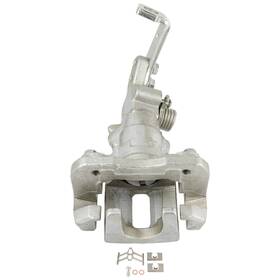 Pm182320d01 Primerideparts For 1991-97 Honda Accord Sedan L4 2.2l Driver Rear Disc Brake Caliper With Bracket