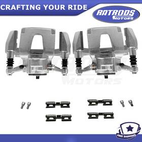 18b5597 Ratrods Auto Parts 18b5596 For 18-2020 Ford F-150 3.5l 5.0l V6 Pair Rear Brake Calipers With Bracket