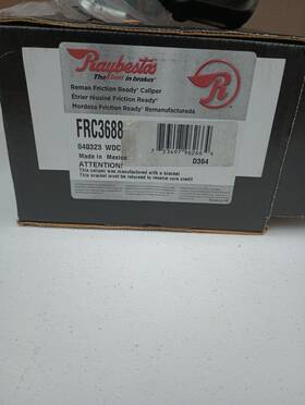 079-0008-r Raybestos Frc3688 Right Rear Caliper Fits 1986-1989 Acura Integra Remanufactred