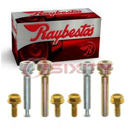 C386 Raybestos Brakes R-line 60-62 2 Pc Front Disc Brake Caliper Bolt Kits For 2011-2012 Kia Io
