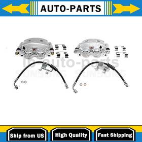 Lapam241213015026 Raybestos Brakes Sunsong Front Brake Caliper With Hoses Driver Passenger Side Fits Chevrolet Tahoe 5.3l