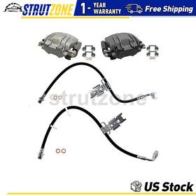 Stsum250110041072 Raybestos Brakes Sunsong Front Brake Calipers Hoses Line Fits Dodge Challenger 5.7l 3.6l