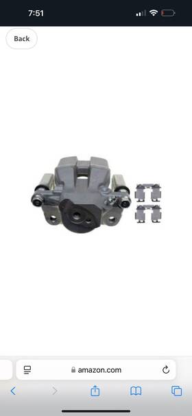 Frc12014n Raybestos For Toyota Rav4 06-11 Disc Brake Caliper Element3 Semi-loaded New Rear Driver