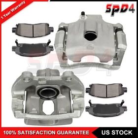Sd835566p4 Rear Brake Ceramic Pads And Calipers For 2006-2009 Saab 9-7x 2002-2009 Gmc Envoy