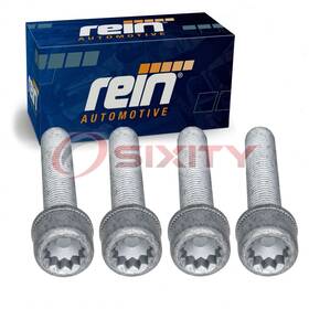 Sx-kdy6 Rein 4 Pc Rear Brake Caliper Bracket Mount Bolts For 2006-2022 Volkswagen Ka