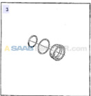 Rks33101 Fte New Saab Disc Brake Caliper Rebuild Kit Rear Nos