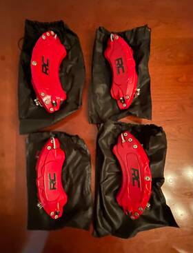 71140a Rough Country Brake Caliper Covers For 2007-2018 Jeep Wrangler Jk -