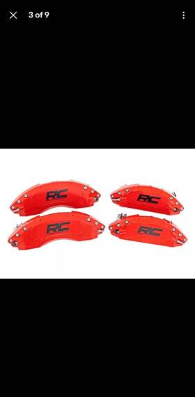 71148a Rough Country Brake Caliper Covers For 2019-2024 Ram 1500 2wd/4wd -