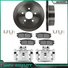 848pa38901cn Scitoo For 2010-2017 Chevrolet Equinox Rear Brake Calipers Rotors Ceramic Pad