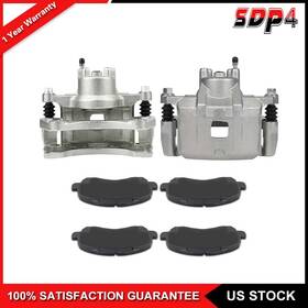Sd835cy582p4 Sdp4 Front Pair Brake Calipers With Bracket And Ceramic Pads Fits 2008-2014 Dodge Avenger